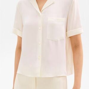 Theory Silk Camp Shirt
